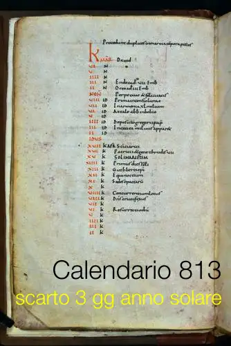 Scoperto un calendario dell'813 che quantifica uno scarto di tre giorni nell'anno solare / CNR